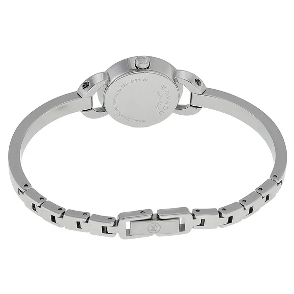 Movado Rondiro Silver Stainless Steel Pink Dial Quartz Watch for Ladies - 606797 - Image 2