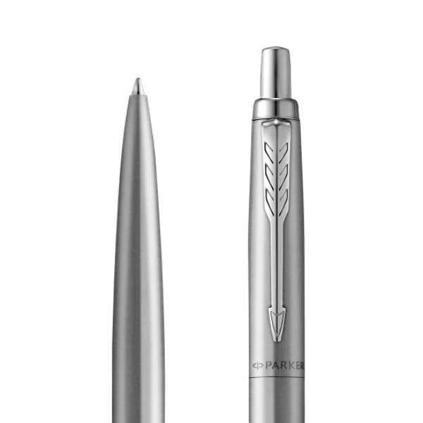Parker Jotter XL Monochrome Stainless Steel CT Ballpoint Pen - Image 2