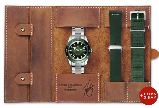 Rado Captain Cook Silver Stainless Steel Green Dial AUtomatic Watch for Gents - R32105319 - Image 2