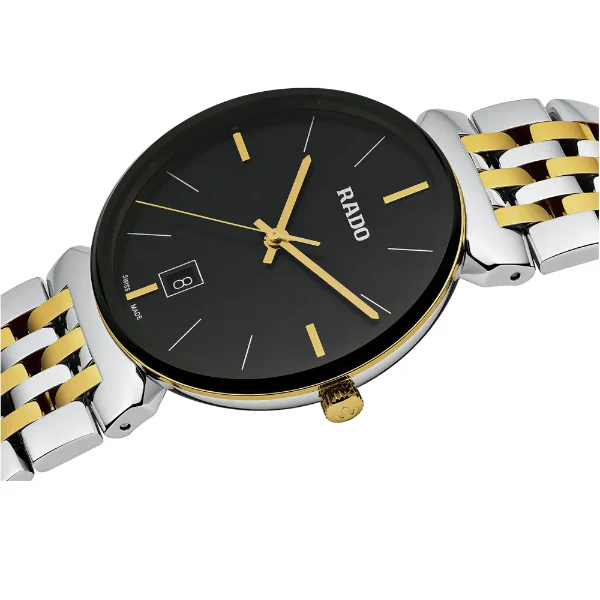 Rado Florence Two-tone Stainless Steel Black Dial Quartz Unisex Watch- R48912153 - Image 2