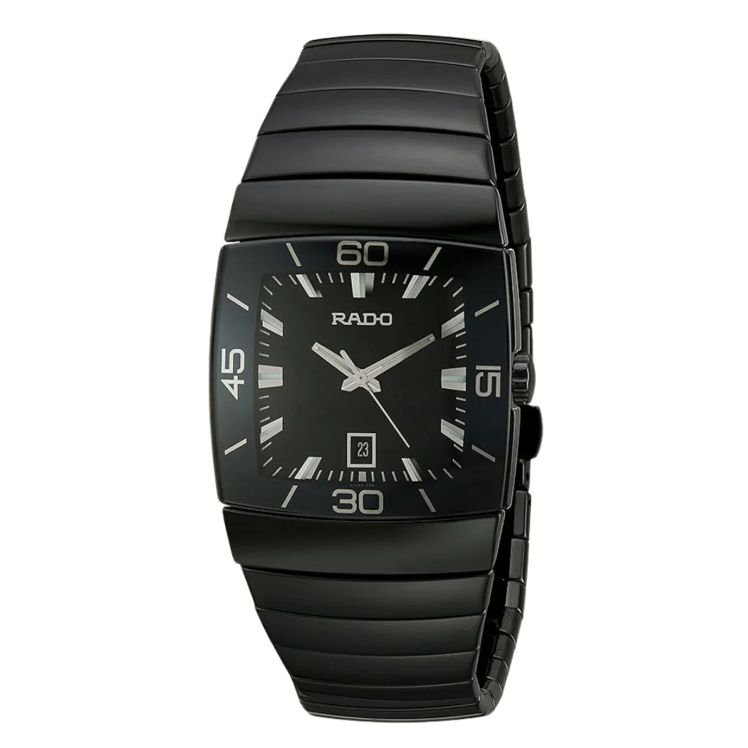 Rado Sintra Black Ceramic Black Dial Quartz Watch for Gents - R13797152