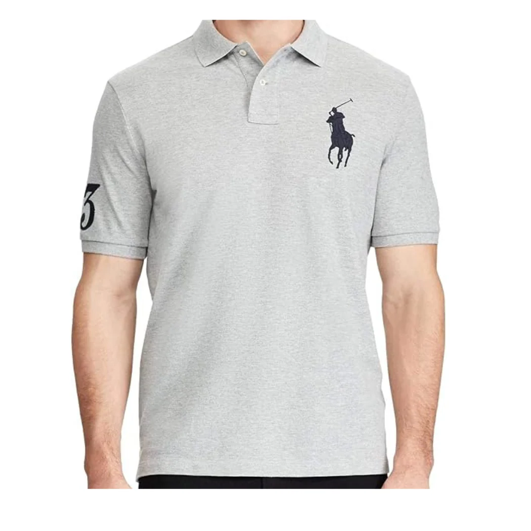 Ralph Lauren Big Pony Polo Grey T-Shirt - Image 2