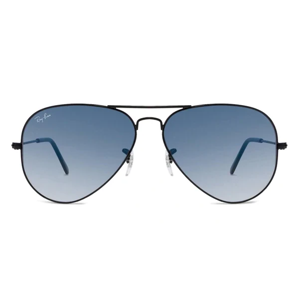 Ray-Ban Black Aviator Blue Gradient RB3025 002/3F 58-14