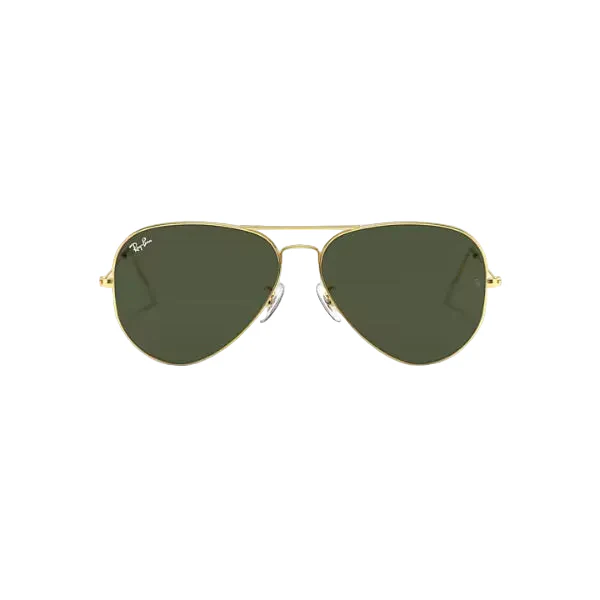Ray-Ban Aviator Large Metal II Gold Green Classic Sunglasses – RB3026 L2846 (62-14-140)