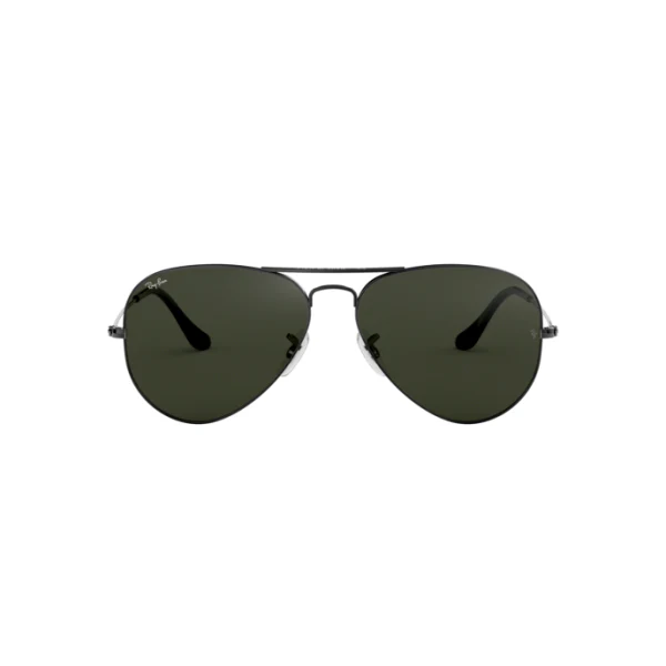 Ray-Ban Aviator Large Metal Black Green Classic Sunglasses – RB3025 W0879 (58-14-135)