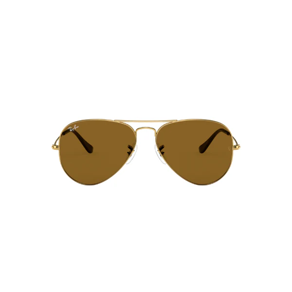Ray-Ban Aviator Large Metal Gold Brown Gradient Polarized Sunglasses β RB3025 001/57 (58-14-135)