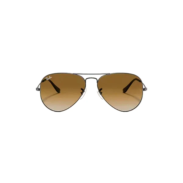 Ray-Ban Aviator Large Metal Gunmetal Brown Gradient Sunglasses – RB3025 004/51 (62-14-140)