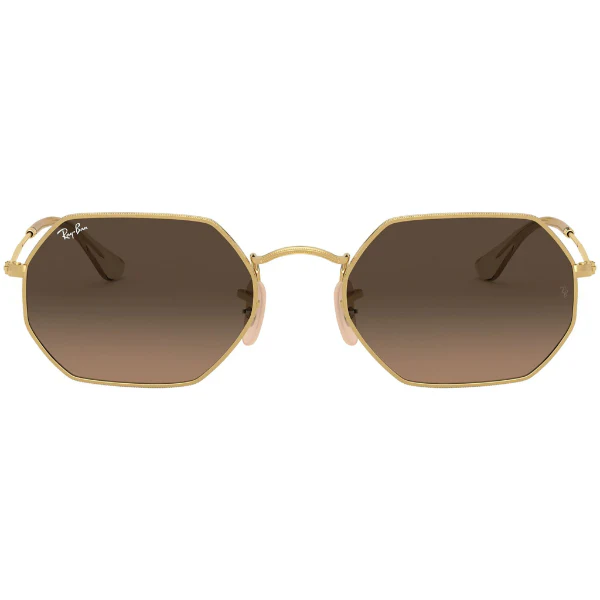 Ray-Ban Gold Brown Gradient Round Metal Sunglasses – RB3556-N 9124/43 (53-21-145)