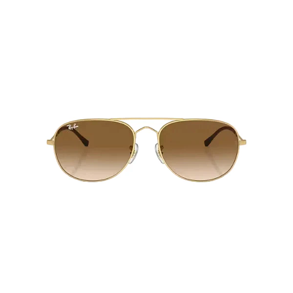 Ray-Ban Gold Brown Gradient Square Metal Sunglasses – RB3735 001/51 (57-17-140)