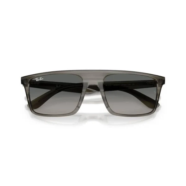 Ray-Ban Grey Transparent Square Sunglasses - RB2222F 1438/71