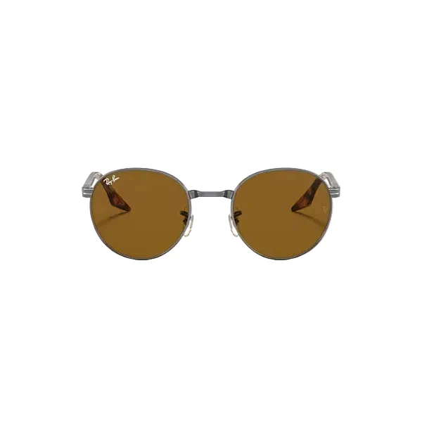 Ray-Ban Gunmetal Brown Classic Square Metal Sunglasses – RB3691 004/33 (51-21-145)