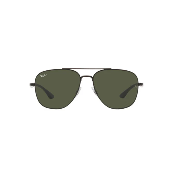 Ray-Ban Matte Black Green Classic Metal Sunglasses – RB3683 002/31 (56-15-135)