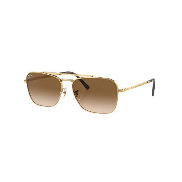 Ray‑Ban New Caravan Arista Gold Light Brown Gradient Sunglasses – RB 3636 001/51 (58‑15) - Image 2