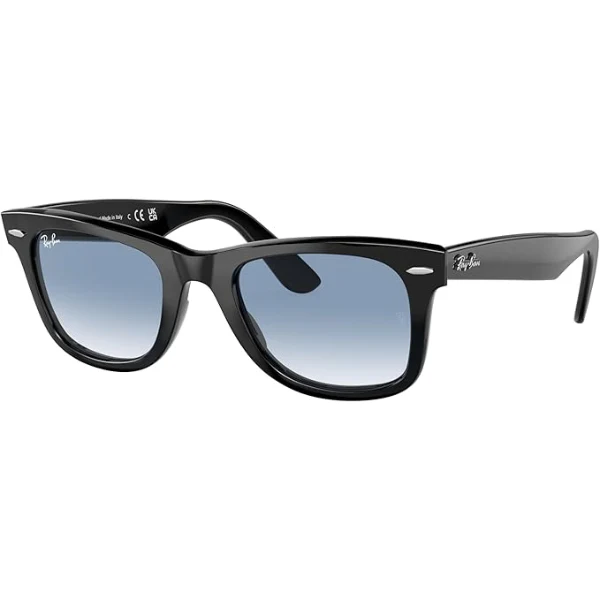 Ray-Ban Original Wayfarer Black Blue Gradient Square Sunglasses – RB2140F 901/3F (54-18-150)