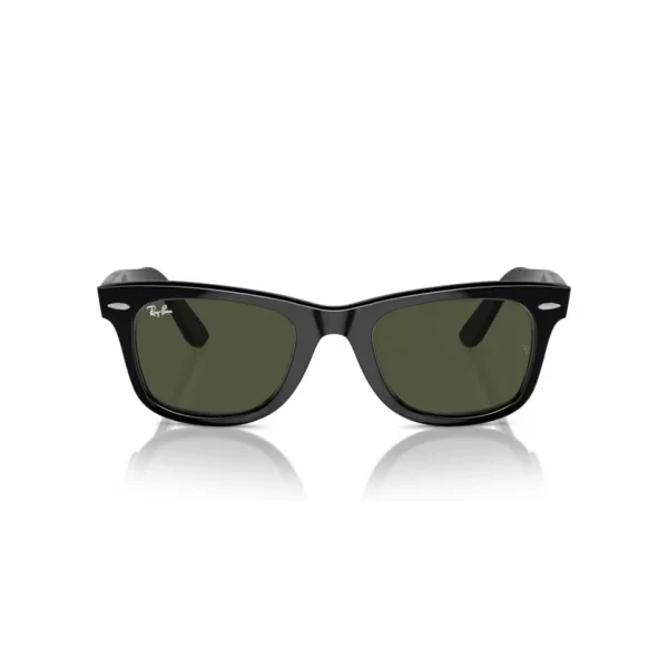 Ray-Ban Original Wayfarer Black Square Green Sunglasses – RB2140F 901 (50-22-150)