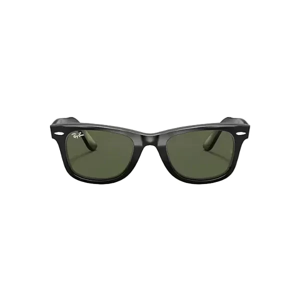Ray-Ban Original Wayfarer Black Square Green Sunglasses – RB2140F 901 (54-18-150)