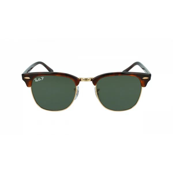 Ray-Ban Polarized Tortoise Gold Green Sunglasses - RB3016 990/58