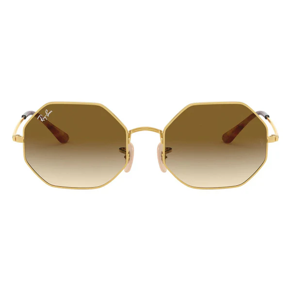 Ray-Ban Gold Irregular Brown Sunglasses – RB1972 914751 (54-19)