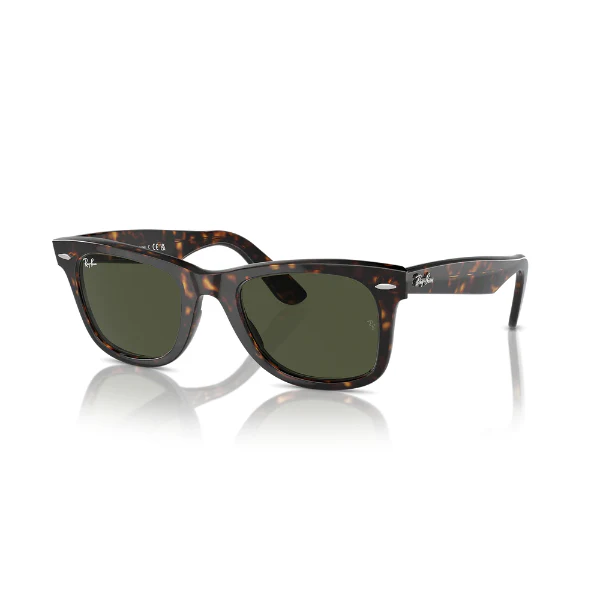 Ray-Ban RB2140 902 Tortoise Green Wayfarer – 50mm - Image 2