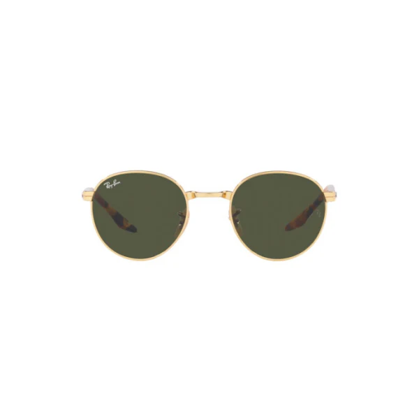 Ray-Ban RB3691 Gold Green Classic Square Sunglasses – RB3691 001/31 (51-21-145)