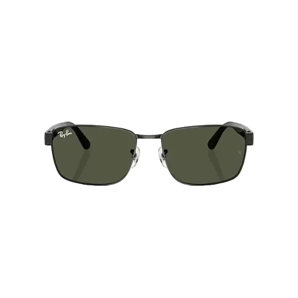 Ray-Ban Black Green Classic Aviator Sunglasses – RB3750 002/31 (62-18-145)