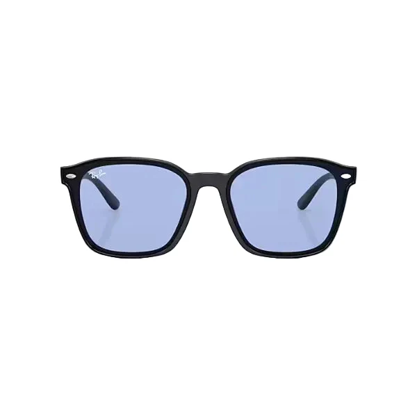 Ray-Ban RB4392D Black Blue Mirror Rectangular Sunglasses – RB4392D 601/80 (66-18-145)