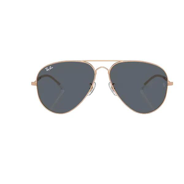Ray-Ban Rose Gold Dark Blue Sunglasses - RB3825 9202/R5