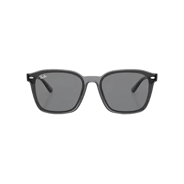Ray-Ban Transparent Grey Dark Grey Square Sunglasses – RB4392D 6450/87 (65-18-145)