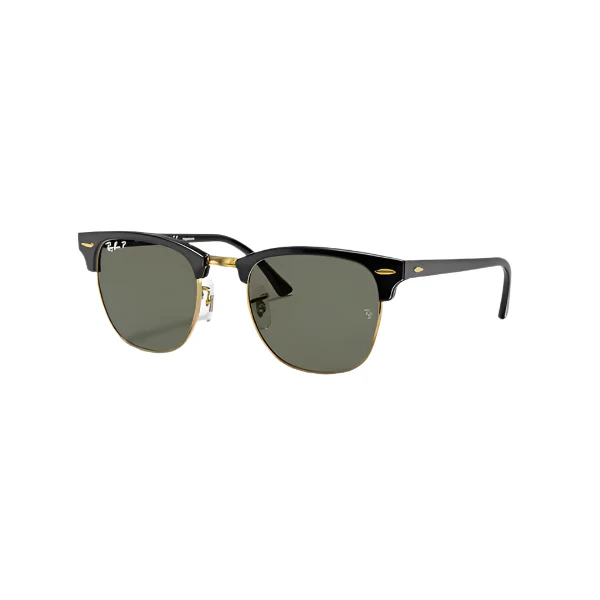 Ray‑Ban v901/58 Clubmaster Classic – Black/Gold with G‑15 Polarized Lenses – 51‑21 - Image 2