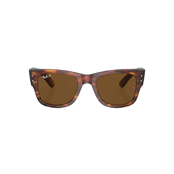 Ray-Ban Wayfarer Reverse Havana Brown Gradient Polarized Square Sunglasses β RB0840S 954/57 (51-21-145)