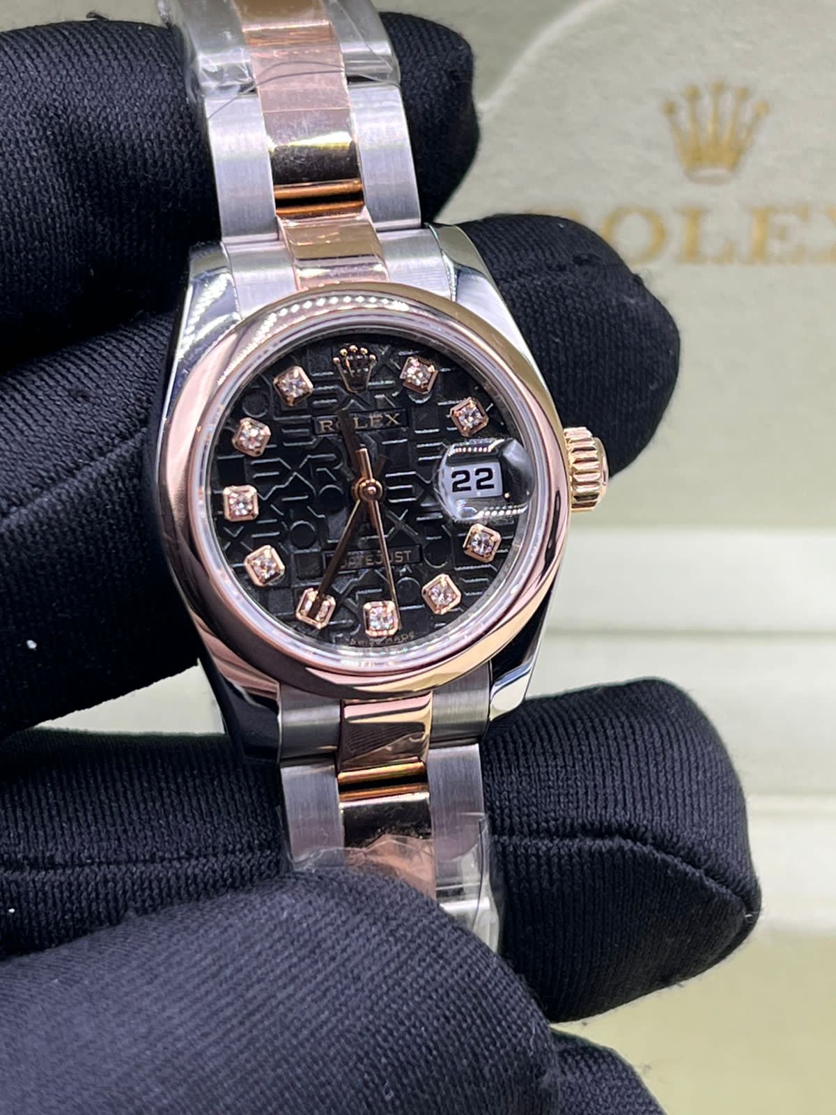 Rolex Datejust Rose Gold computer 179161 - Image 2