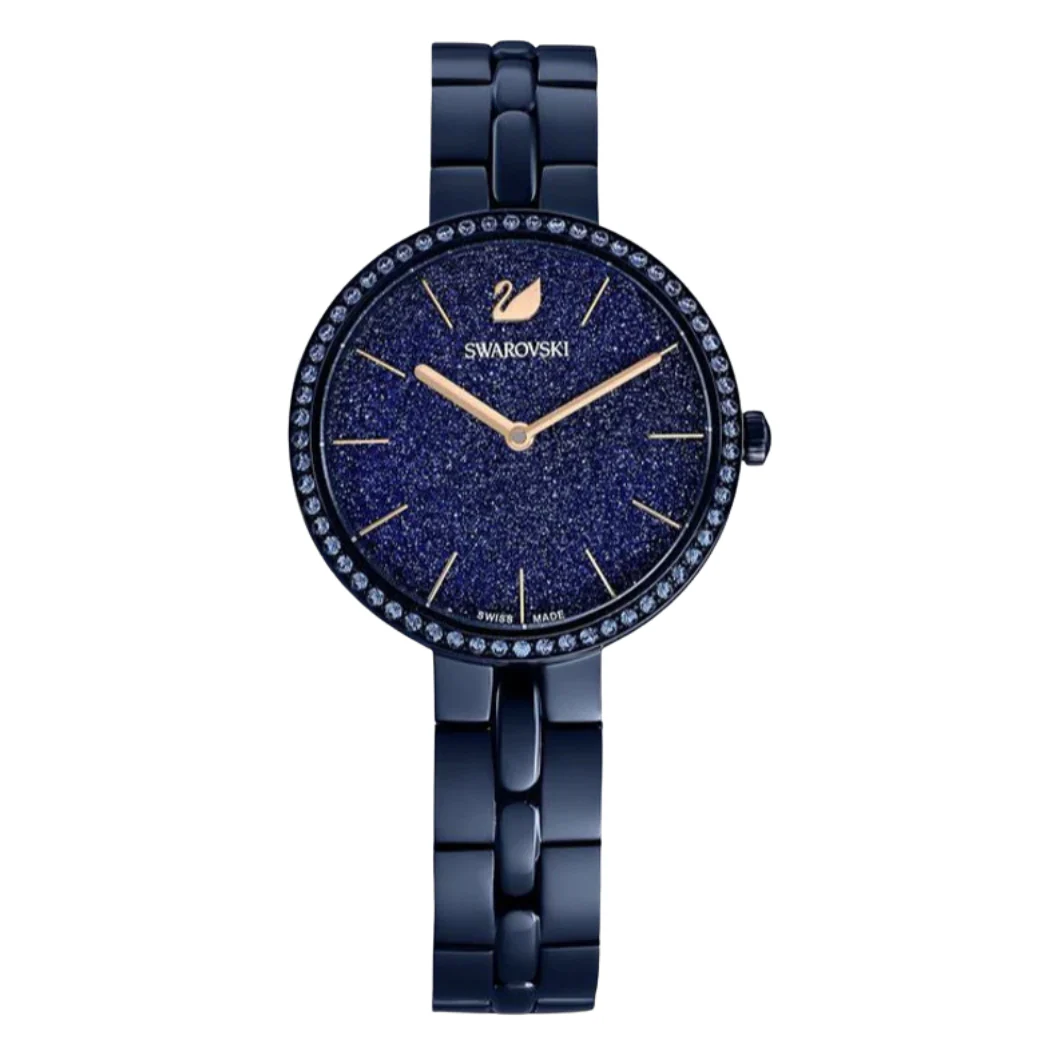 Swarovski Cosmopolitan Blue Stainless Steel Blue Dial Quartz Watch for Ladies - Swarovski 5647452