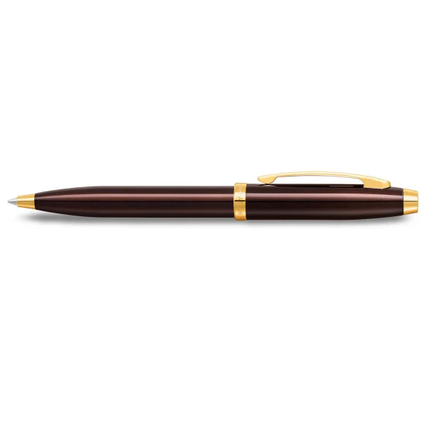 Sheaffer Gift Collection 100 – 9370 Glossy Coffee Brown With PVD Gold-Tone Trim Fountain Pen - Image 2
