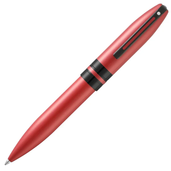 Sheaffer Icon 9111 – Matte Red With Glossy Black PVD Trim Ballpoint Pen