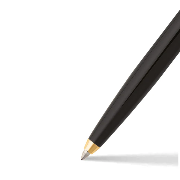 Sheaffer Sagaris Black Barrel And Chrome Cap Featuring Gold Tone Trim Ballpoint - 9475 - Image 3