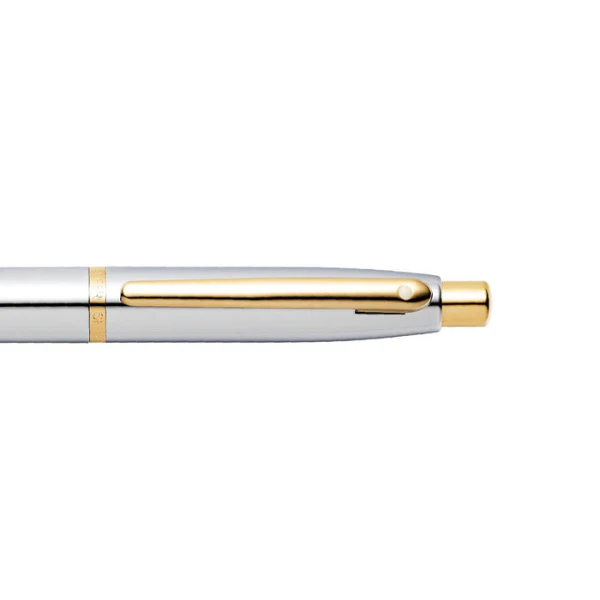 Sheaffer Vfm Polished Chrome With Gold-Plated Trim Ballpoint Pen - 9422 - Image 4