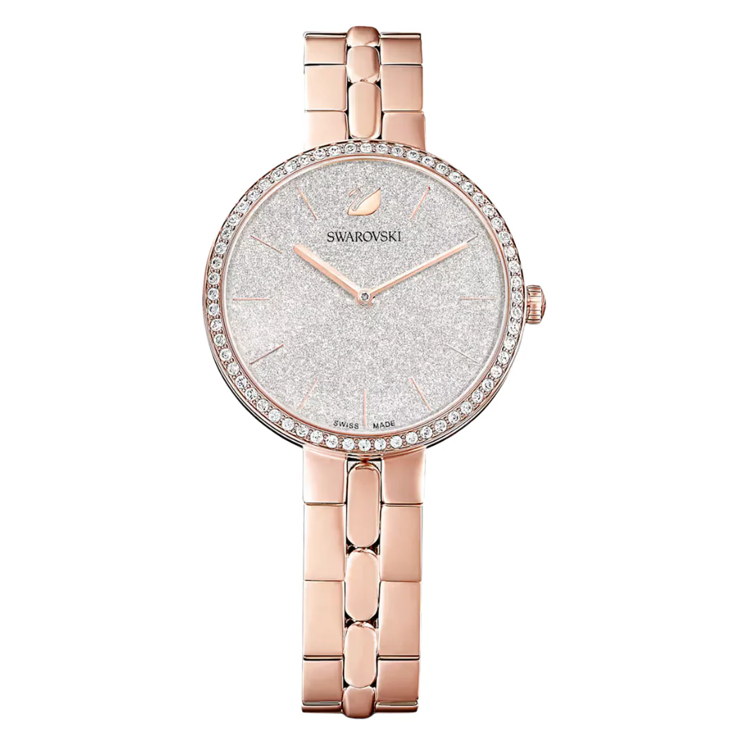 Swarovski Cosmopolitan Rose-gold Stainless Steel Silver Dial Quartz Watch for Ladies - 5517803