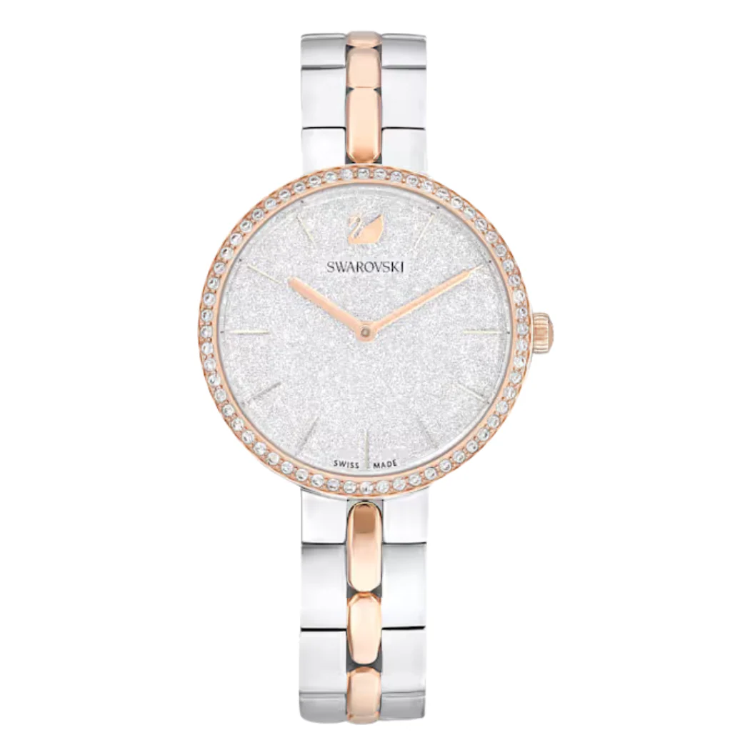 Swarovski Cosmopolitan Two-tone Stainless Steel White Dial Quartz Watch for Ladies - 5644081