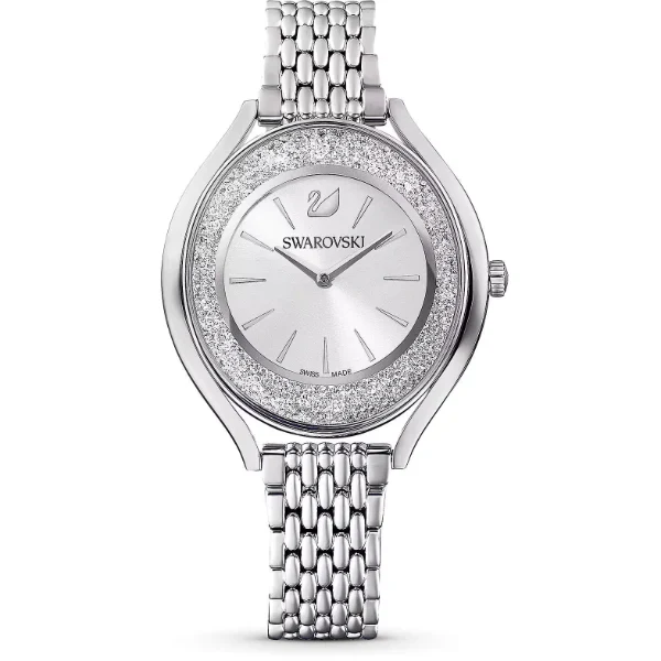 Swarovski Crystalline Aura Silver Stainless Steel Silver Dial Quartz Watch for Ladies - 5519462