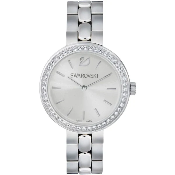 Swarovski Daytime Silver Stainless Steel Silver Dial  Quartz Watch for Ladies - 5095600