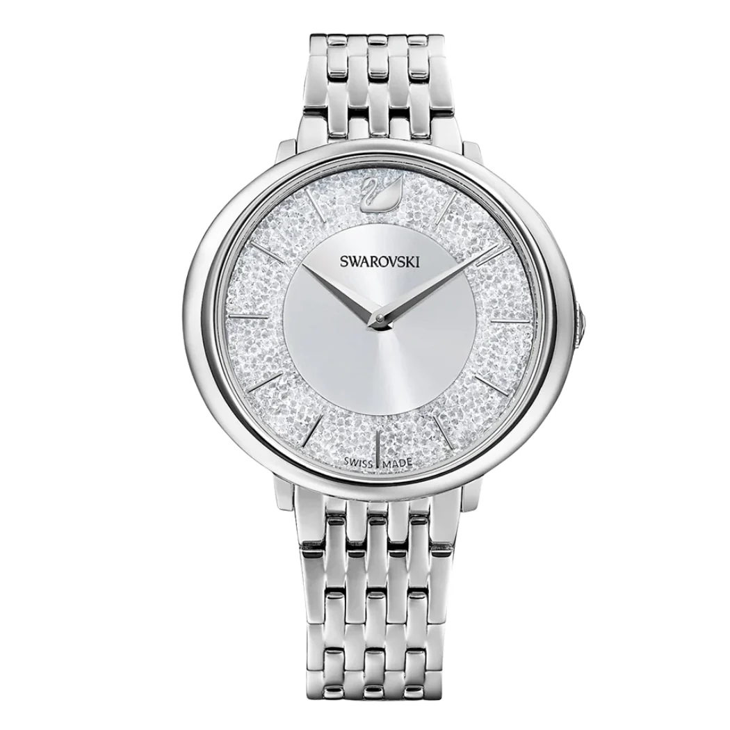 Swarovski Silver Stainless Steel Silver Dial Quartz Watch for Ladies - Swarovski 5544583