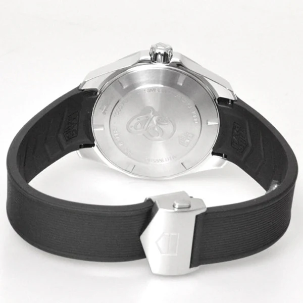 Tag Heuer Aquaracer Black Rubber Black Dial Automatic Watch for Gents - WAY201AFT6142 - Image 3