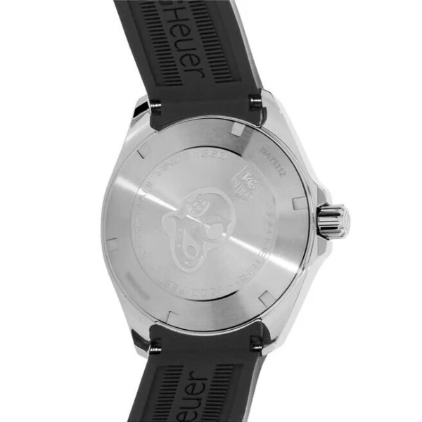 Tag Heuer Aquaracer Black Silicone Blue Dial Quartz Watch for Gents - WAY1112.FT8021 - Image 2