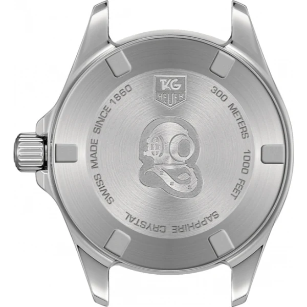 Tag Heuer Aquaracer Black Silicone White Dial Quartz Watch for Gents - WAY1111.FT8021 - Image 2