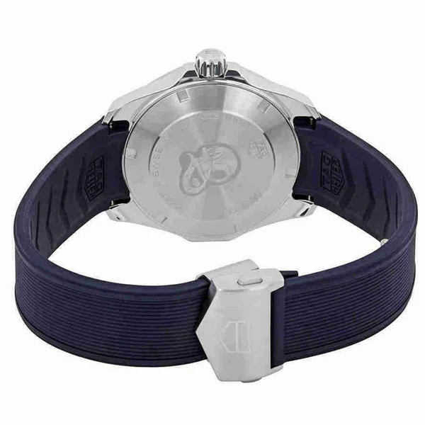 Tag Heuer Aquaracer Blue Rubber Blue Dial Quartz Watch for Gents - WAY111CFT6155 - Image 2