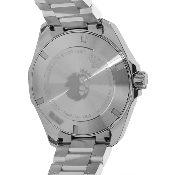 Tag Heuer Aquaracer Calibre 5 Premiere League Edition Silver Stainless Steel Black Dial Automatic Watch for Gents - WAY201D.BA0927 - Image 2