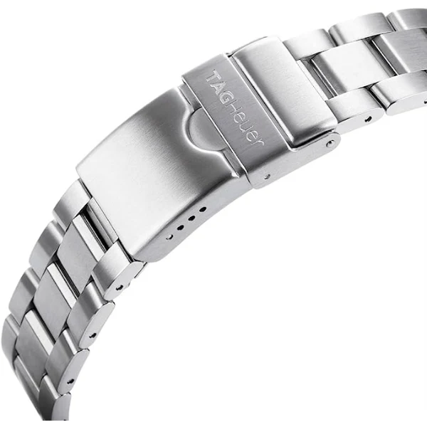 Tag Heuer Aquaracer Calibre 5 Silver Stainless Steel Blue Dial Automatic Watch for Gents - WAN2111.BA0822 - Image 2