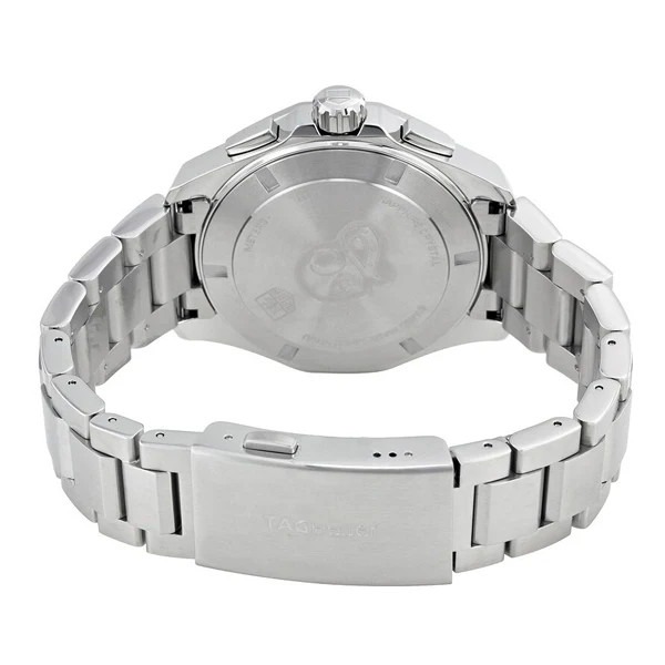 Tag Heuer Aquaracer Silver Stainless Steel Black Dial Chronograph Quartz Watch for Gents - CAY1110BA0927 - Image 2