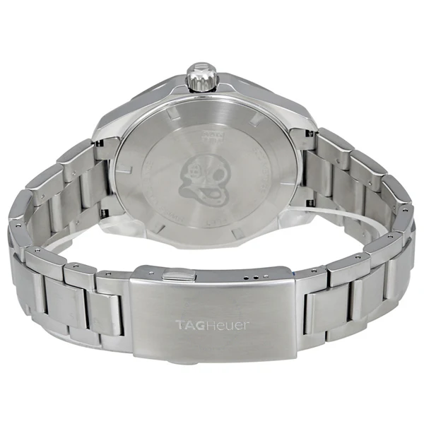 Tag Heuer Aquaracer Silver Stainless Steel Black Dial Quartz Watch for Gents - WAY101ABA0746 - Image 3
