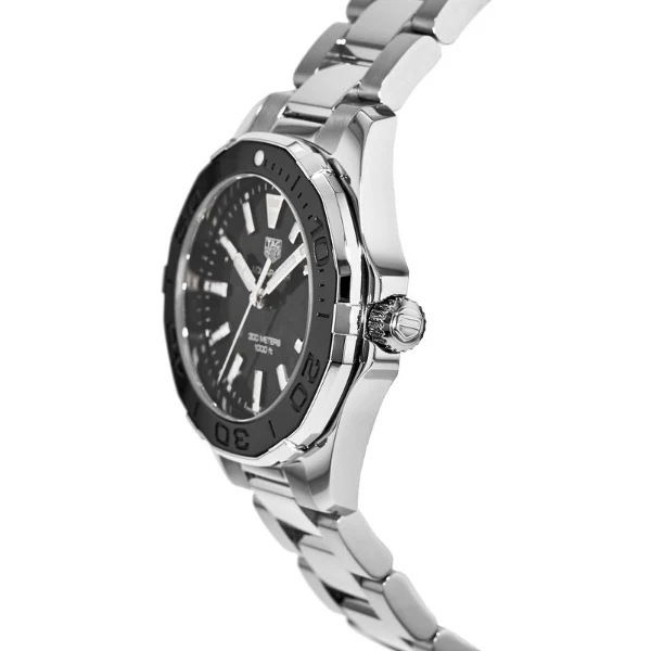 Tag Heuer Aquaracer Silver Stainless Steel Mother of Pearl Dial Quartz Watch for Ladies- WAY131K.BA0748 - Image 3